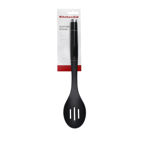 KitchenAid łyżka kuchenna z otworami CLASSIC Onyx Black - 5