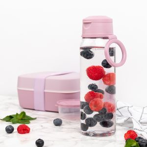 Amuse Butelka na wodę 500 ml z uchwytem - różowa - image 2