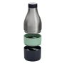 Pojemnik na jedzenie i wodę w kształcie butelki 3w1 / Trebonn - 3