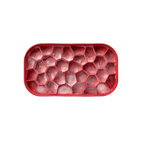 Foremka do lodu i pudełko ICE BOX - czerwone / Lekue - 6