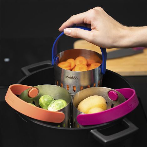 Koszyk do gotowania stalowy Cookin'Pod PRO - Coral / Trebonn - 4