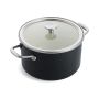 Garnek emaliowany - czarny mat - 6L / KitchenAid - 3