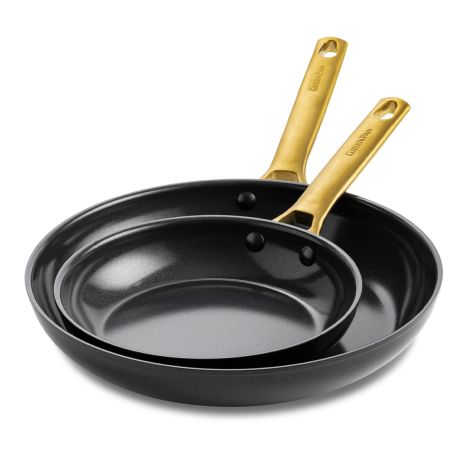 Patelnie ceramiczne PADOVA Black 20 + 28 cm  / GreenPan