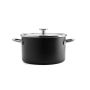 Garnek emaliowany - czarny mat - 3,7L / KitchenAid - 2