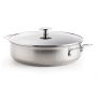 Patelnia stalowa z powłoką, głęboka z pokrywką 28 cm / KitchenAid - 2