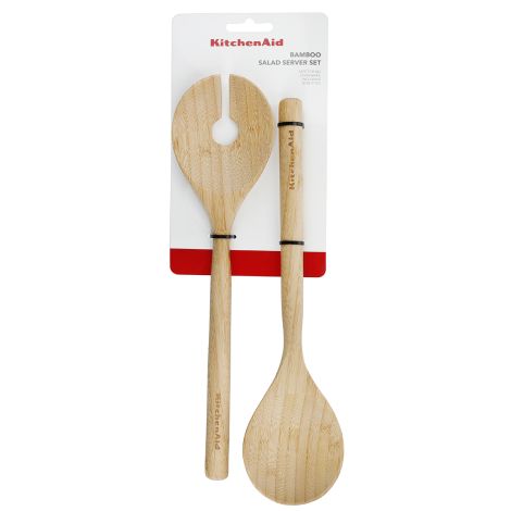 KitchenAid drewniane sztućce do sałaty CLASSIC Bamboo - 5