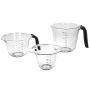 KitchenAid miarki kuchenne z uchwytami 3 szt Onyx Black - 2