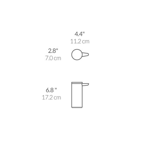 Dozownik bezdotykowy akumulatorowy 266ml brass / simplehuman - 6