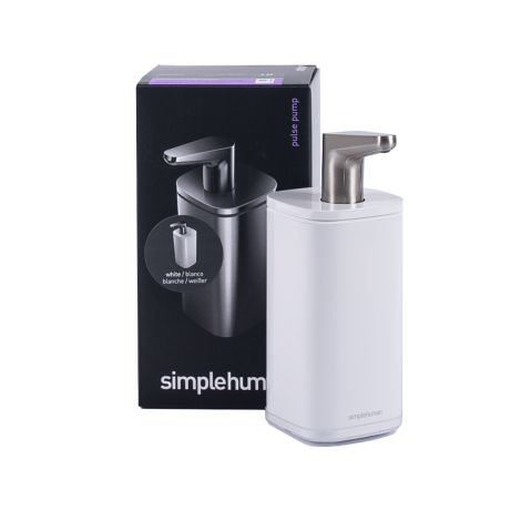 simplehuman dozownik do mydła z pompką 295 ml biały - 2