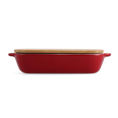 KitchenAid Ceramiczna brytfanna z pokrywką M - Empire Red