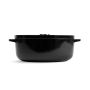 KitchenAid Garnek żeliwny owalny 5,6L Onyx Black czarny CC006064-001