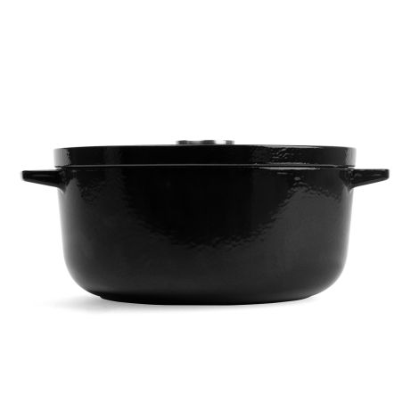 KitchenAid garnek żeliwny 5,2L Onyx Black