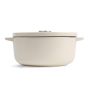 KitchenAid garnek żeliwny 5,2L Almond Cream - 2