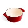 KitchenAid garnek żeliwny 3,3L Empire Red - 4