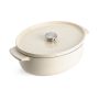 KitchenAid Garnek żeliwny owalny 5,6L Almond Cream CC006062-001