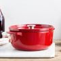 KitchenAid Garnek żeliwo 5,2L Empire Red CC006060-001