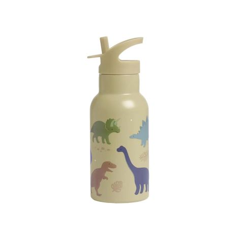 Kubek ze słomką dla dzieci DINOSAURS 350 ml / A Little Lovely Company