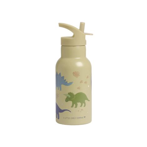 Kubek ze słomką dla dzieci DINOSAURS 350 ml A Little Lovely Company DBSSDI40