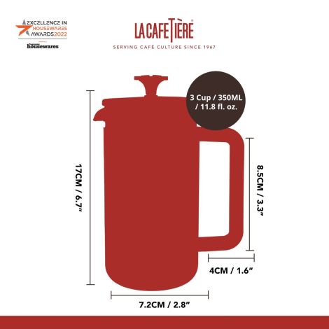 La Cafetiere french press PISA 350 ml - Steel - 3