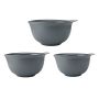 KitchenAid miski kuchenne 3 szt. Charcoal Grey - 3