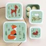 Lunchboxy dla dzieci FOREST FRIENDS SAGE / A Little Lovely Company - 5