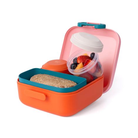 Lunchbox z przegródkami dla dzieci Rikko Poppy Flamingo / Amuse - 2