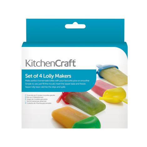 KitchenCraft foremki do lodów Lolly Makers - 4 szt. - 3