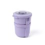 Amuse 2-in-1 yogurt container with cutlery - lavender - 2