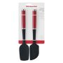 KitchenAid zestaw silikonowych szpatułek 2 sztuki Empire Red - 6
