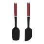 KitchenAid zestaw silikonowych szpatułek 2 sztuki Empire Red - 2