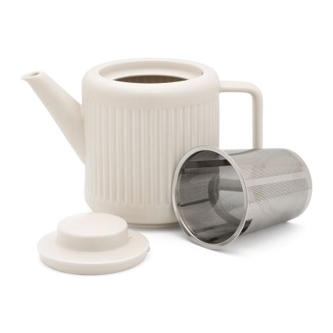 Dzbanek do herbaty ceramiczny Skagen 1,2L - biały / Bredemeijer - 3