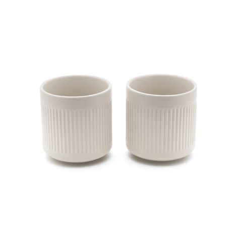 Kubki do herbaty Skagen 300ml - 2 sztuki - białe / Bredemeijer