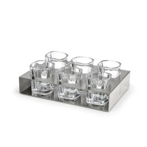 Kieliszki do shotów z tacą do serwowania / Leopold Vienna