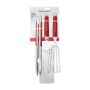 KitchenAid zestaw do grilla szczypce + 2 łopatki Empire Red - 4