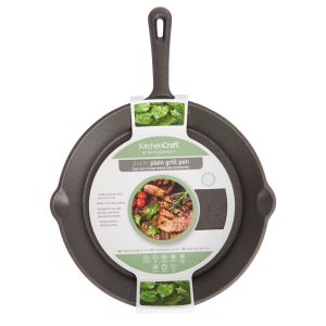 Patelnia żeliwna 24 cm Deluxe KitchenCraft - image 2