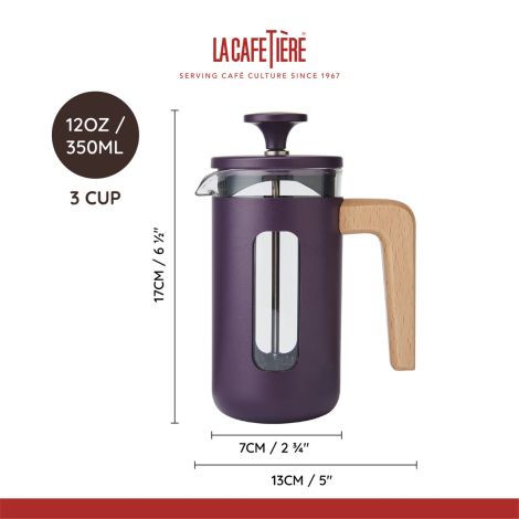 French press PISA 0,35 L purple La Cafetière - 4