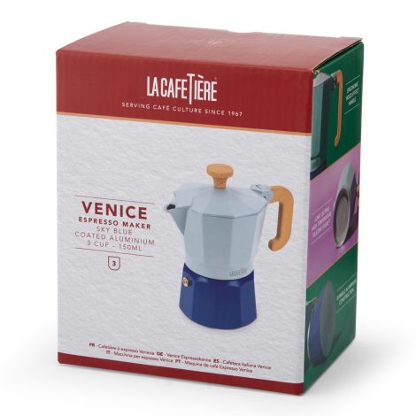 Kawiarka włoska Venice 3 Cup - Sky Blue  La Cafetière - 5