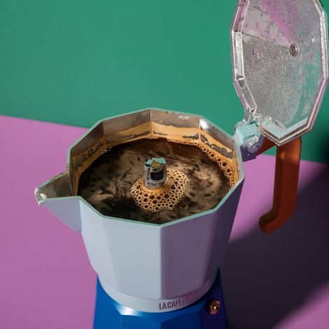 Kawiarka włoska Venice 3 Cup - Sky Blue  La Cafetière - 8