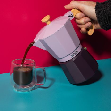 Kawiarka włoska Venice 6 Cup - Purple La Cafetière - 7