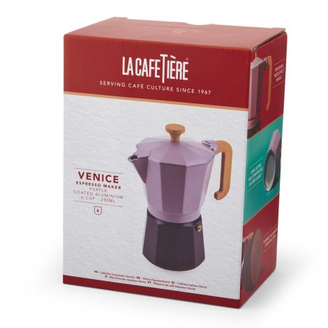 Kawiarka włoska Venice 6 Cup - Purple La Cafetière - 3