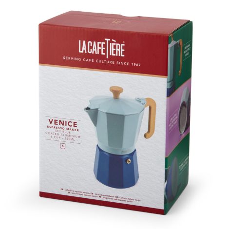 Kawiarka włoska Venice 6 Cup - Sky Blue  La Cafetière - 4