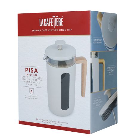 French press PISA 1 L Latte / La Cafetiere - 6