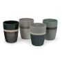 Kubki ceramiczne do herbaty Sven 200 ml - 4 szt Bredemeijer