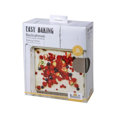 Rant cukierniczy prostokątny EASY BAKING - regulowany / Birkmann - 2