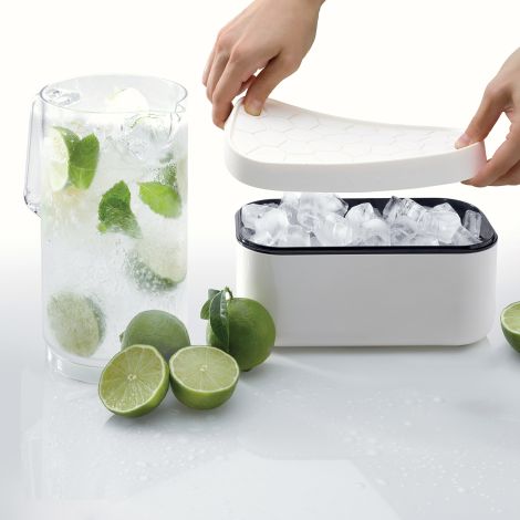 Foremka do lodu i pudełko ICE BOX - białe / Lekue - 3