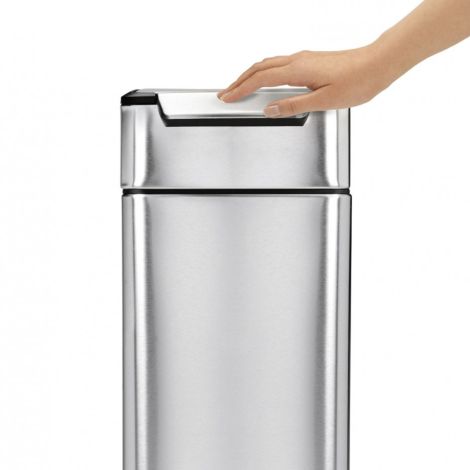 Kosz na śmieci 40L TOUCH-BAR SLIM - stal FPP / simplehuman - 3