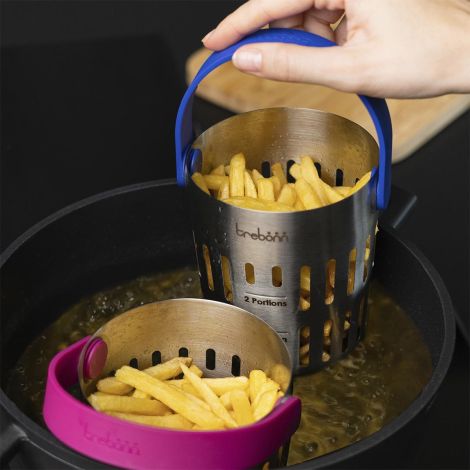 Koszyk do gotowania stalowy Cookin'Pod PRO - Blue / Trebonn - 5