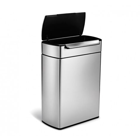 Kosz na śmieci 48L TOUCH-BAR RECYCLER - stal FPP / simplehuman - 2