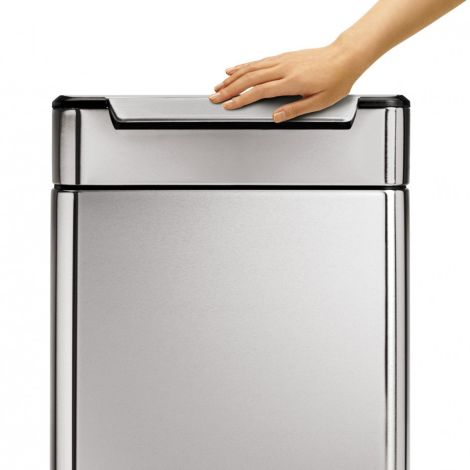 Kosz na śmieci 48L TOUCH-BAR RECYCLER - stal FPP / simplehuman - 3