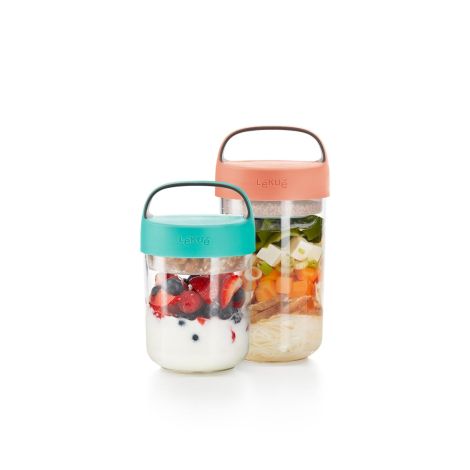 Pojemnik JAR TO GO turkusowy 400 ml / Lekue - 2